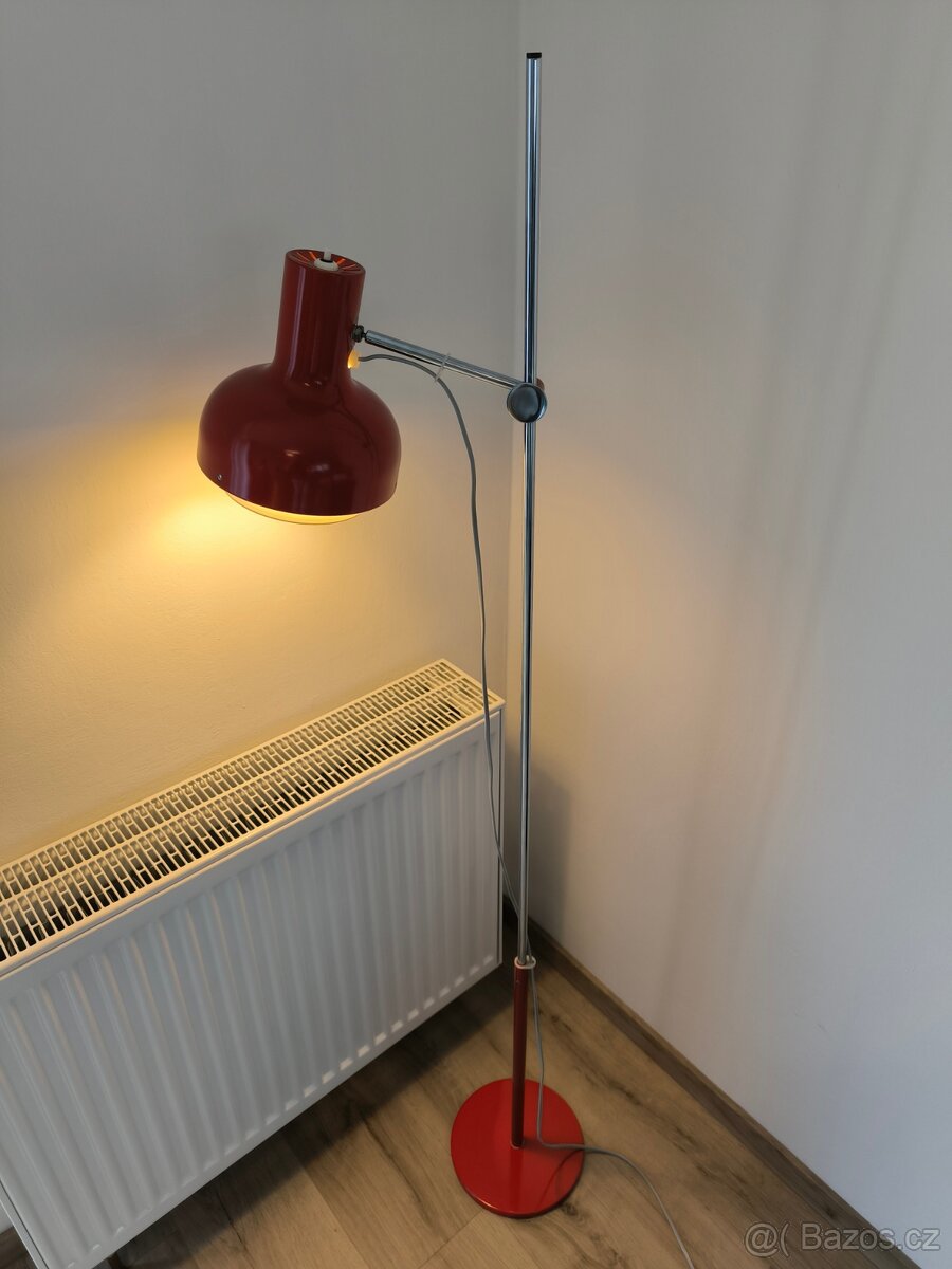 Retro stojací lampa Napako, Josef Hůrka - 70. léta - 6
