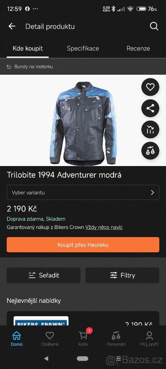 Pánská kožená bunda na motorku - 6