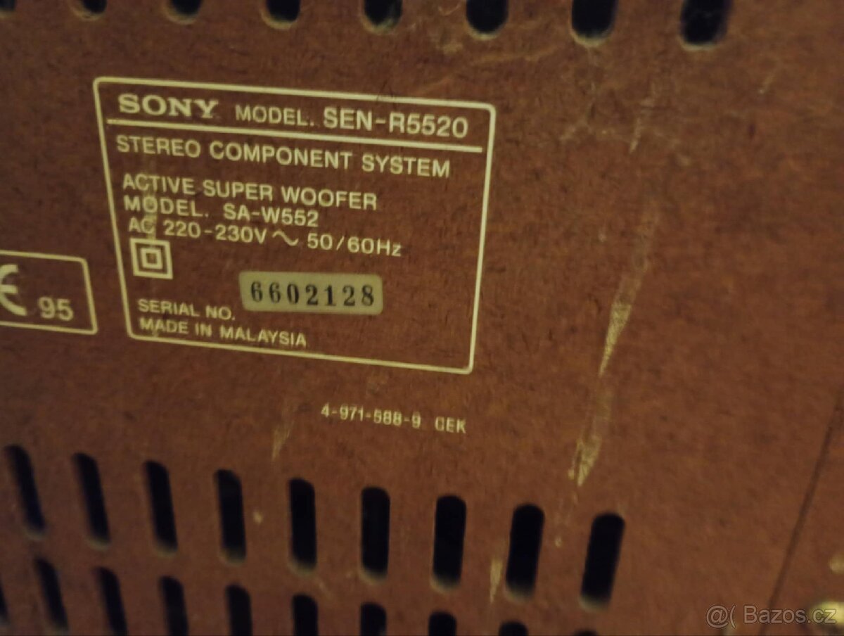Sony sestava model- sen- R5520 - 6