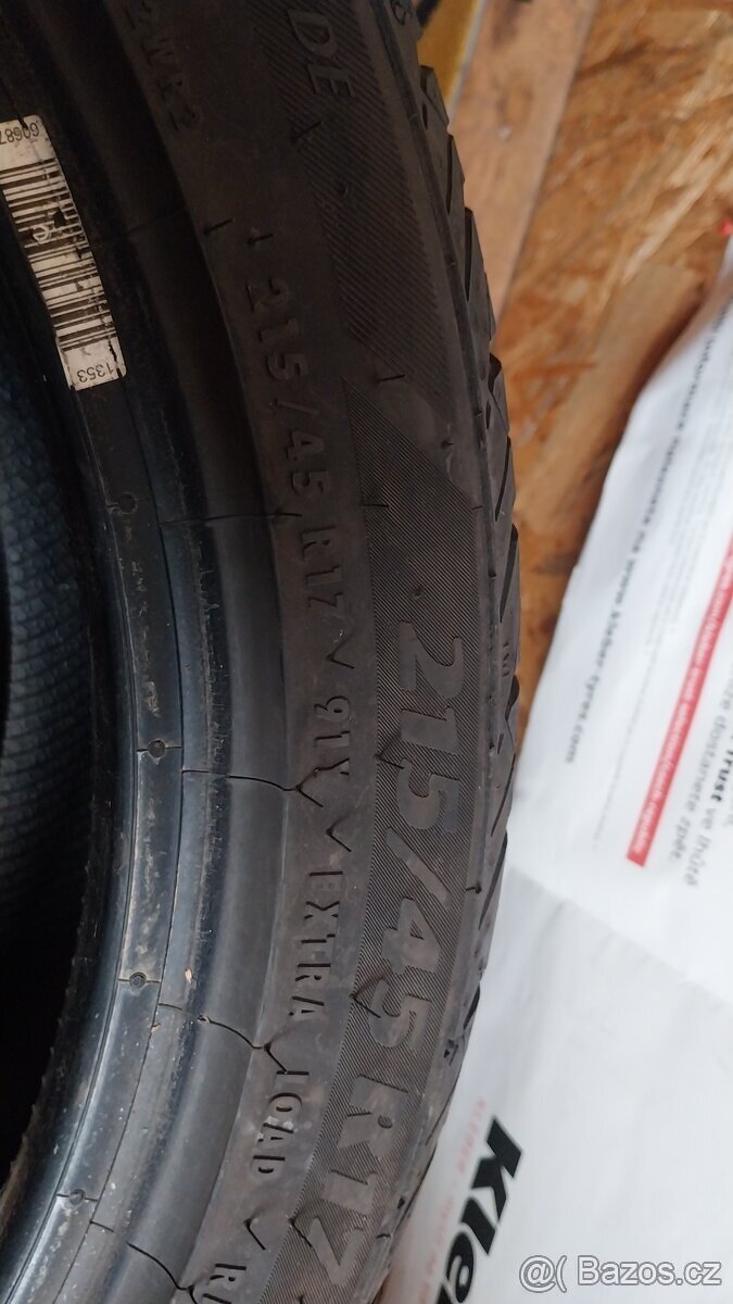 Prodám 2 x letní pneu Matador 215/45/17 - 6