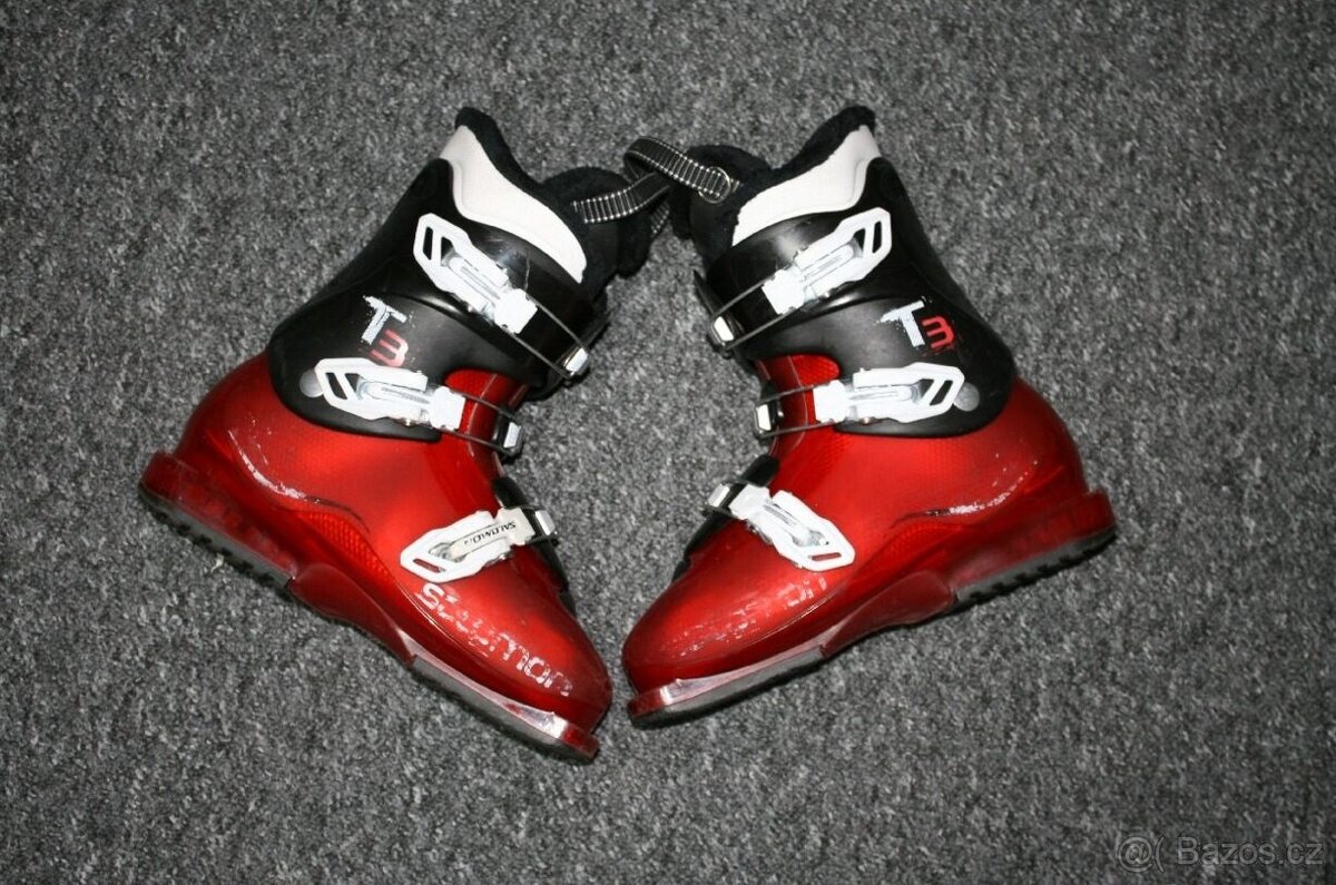 lyže dynamic 130 cm , lyžaky salomon - 6