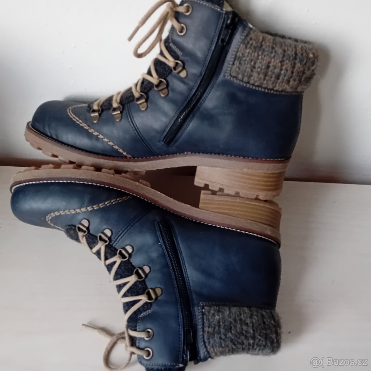 zimní nové kotník. boty vel. 42 zn. reiker - 6