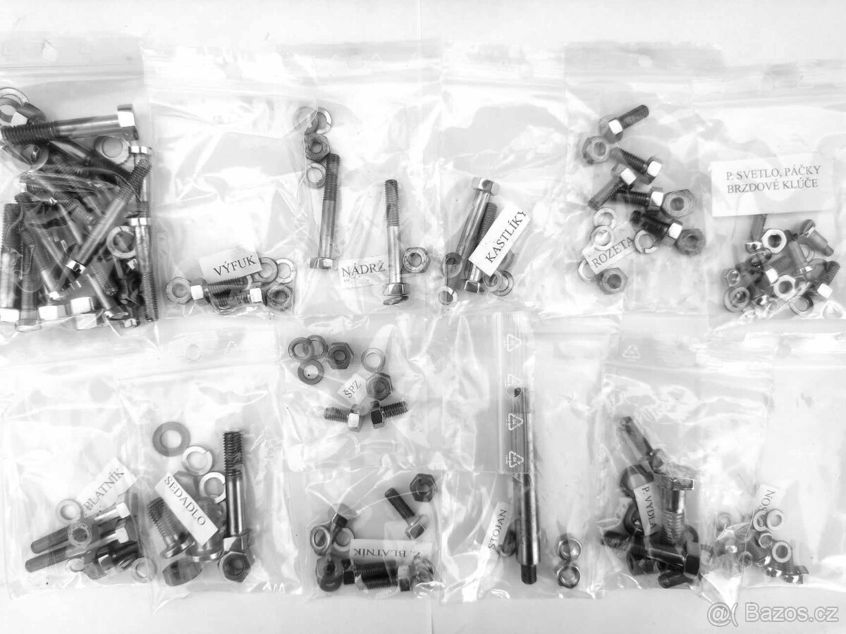 kompletná sada šroubu na veterány - 6