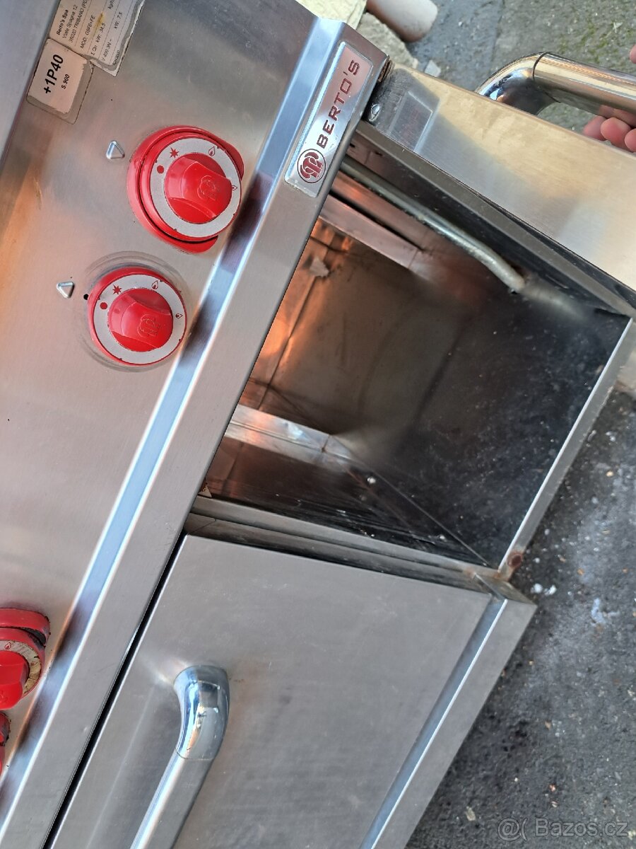 Sporák s troubou Berto's - 6