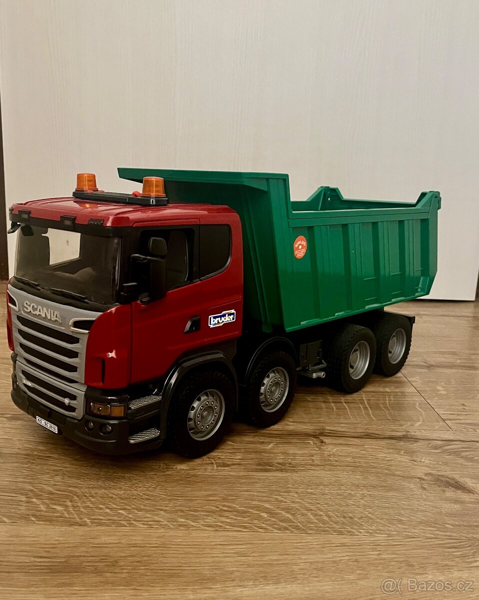 Dětský sklápěč Bruder Scania - 6