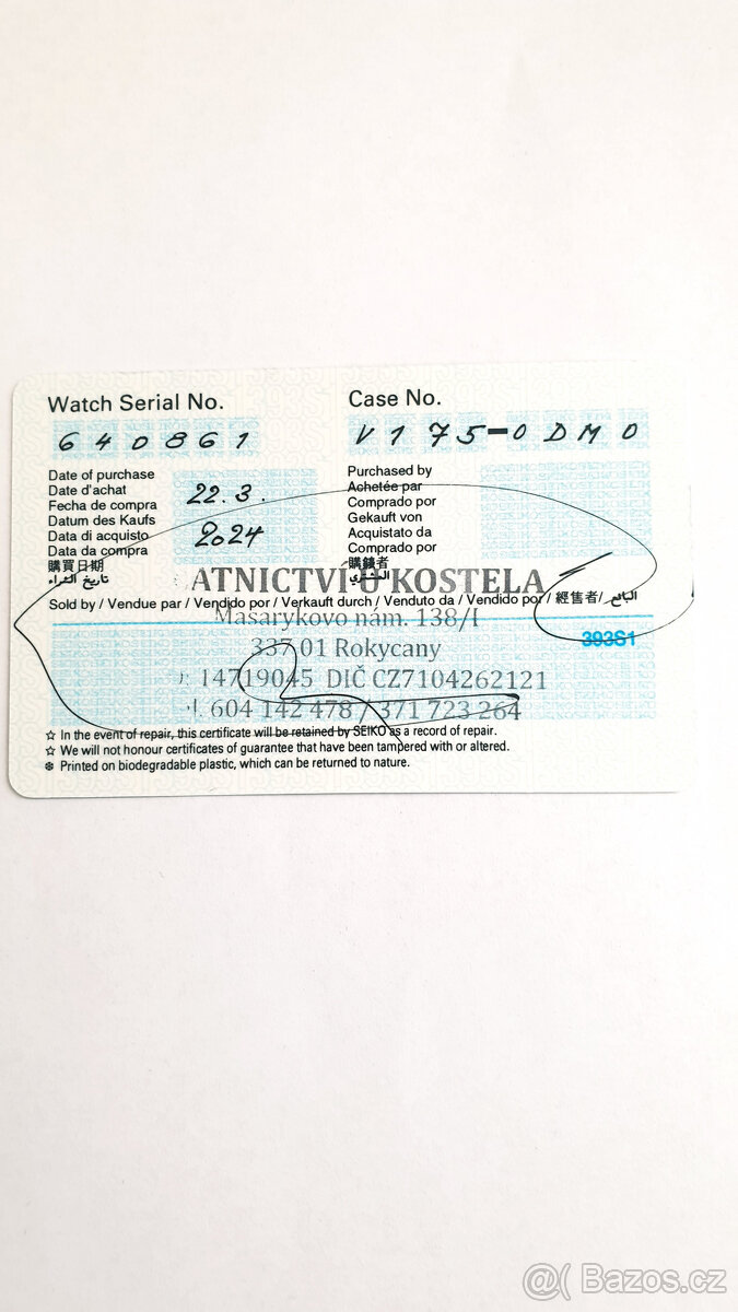 Hodinky SEIKO solar - 6