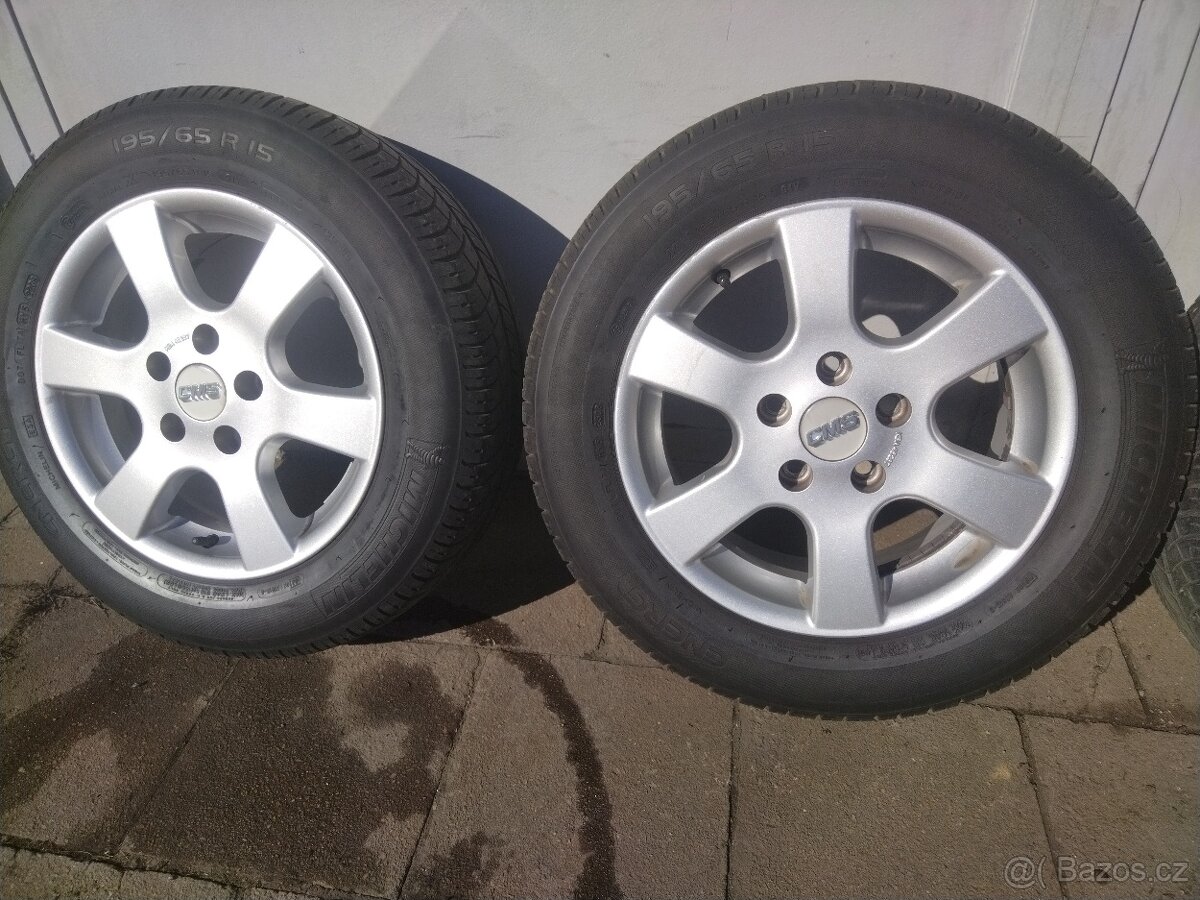 Prodám sadu alu kol 195/65 r15 5x115 - 6