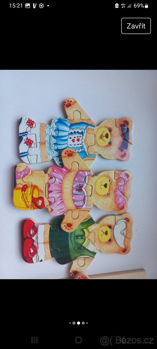 Dřevěná skládačka - 6