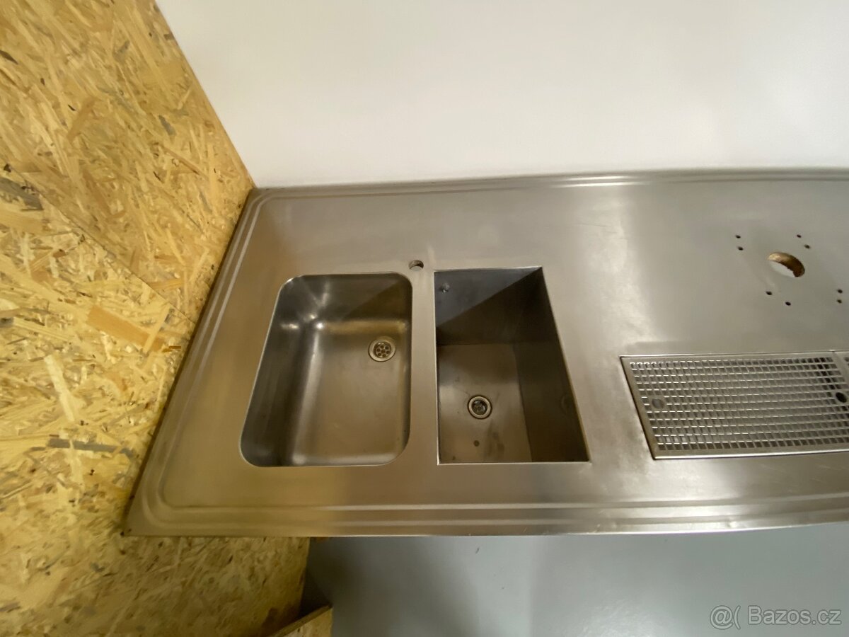 Výčepní pult, nerezový stůl - 6