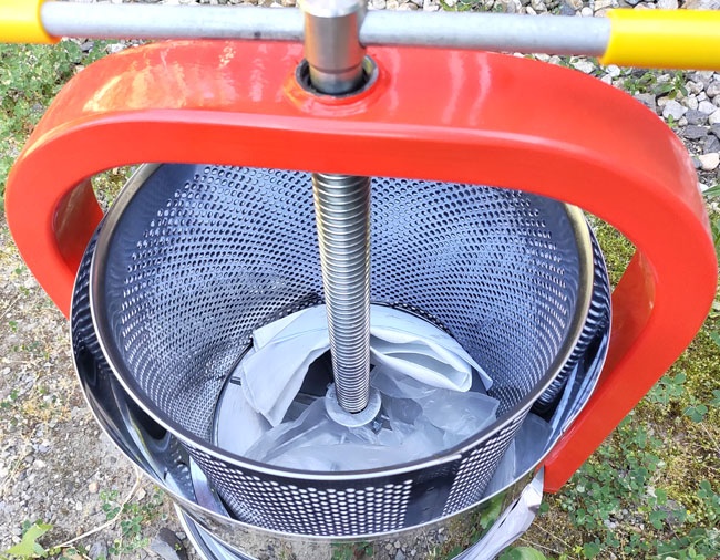 Ruční nerezový 20L LIS přes odšťavňovač pro lisování - 6