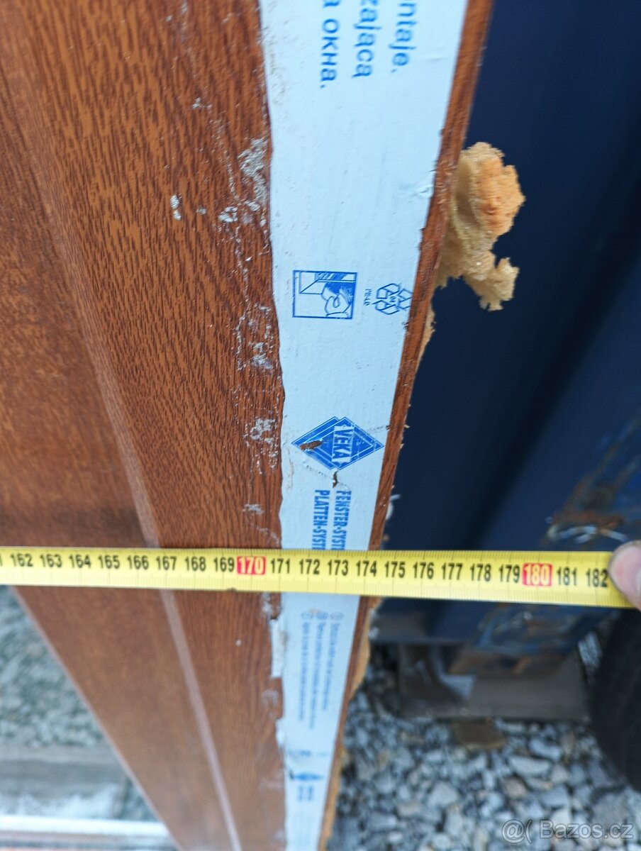 Dvoukřídlé dveře trojsklo Veka - 6