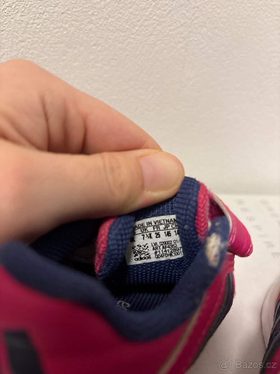 Dívčí růžové tenisky Adidas vel. 25 - 6