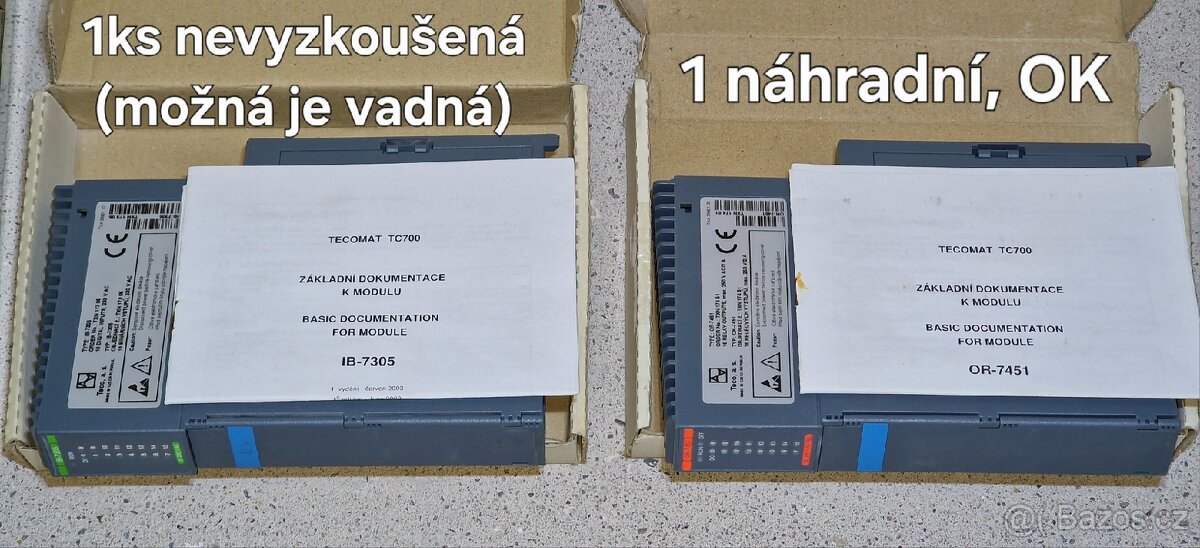 PLC Tecomat TC700. VR, Rudník, TU. Do Balíkovny 83Kč. - 6