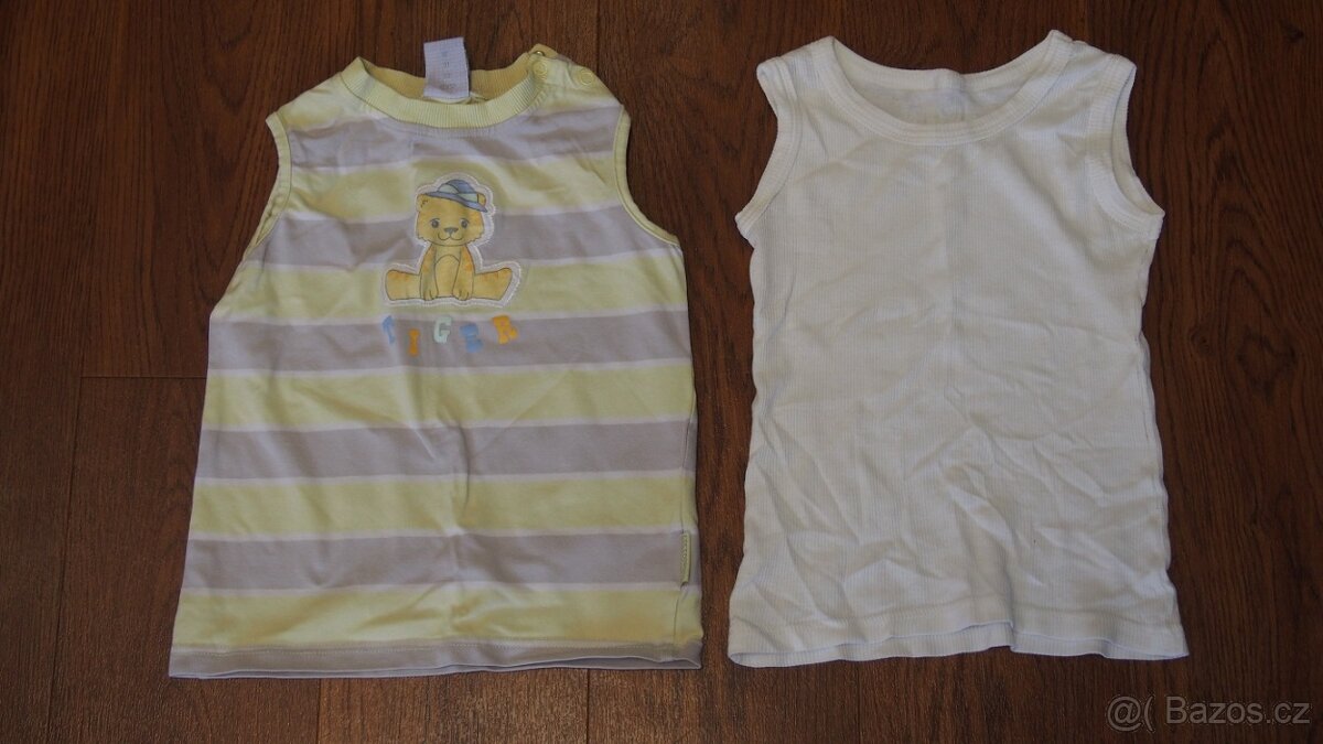 6x triko bez rukávů (tílko/nátělník) vel.98 - 6