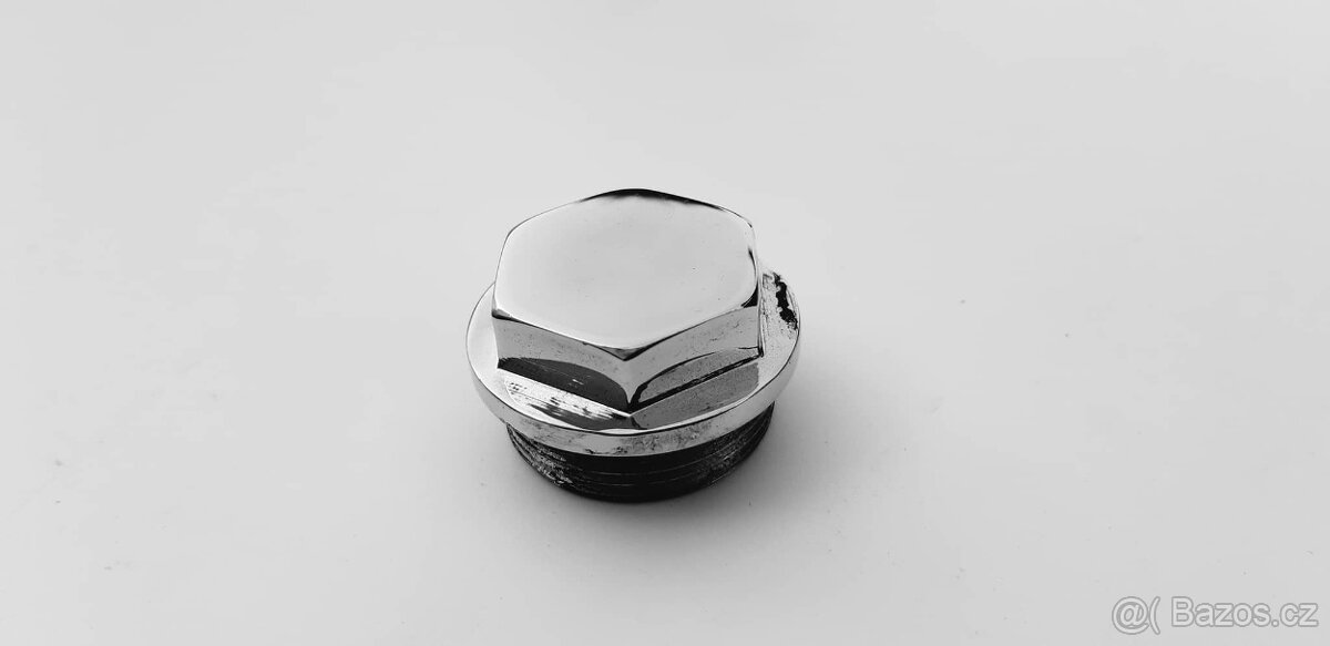 jawa 350 ohv, sv set šroubu z leštenej nereze - 6