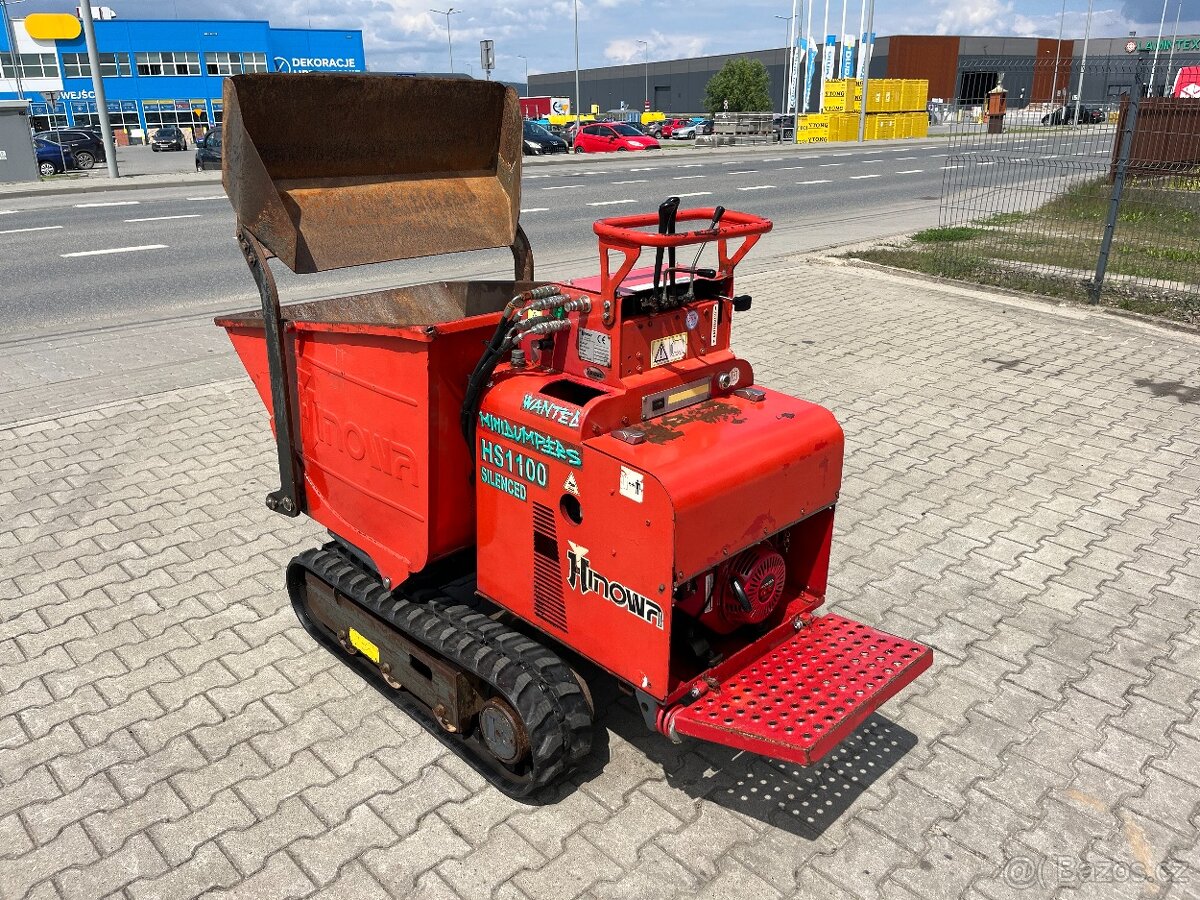 Samonakládací minidumper Hinowa HS1100 AX pásový kolečko - 6