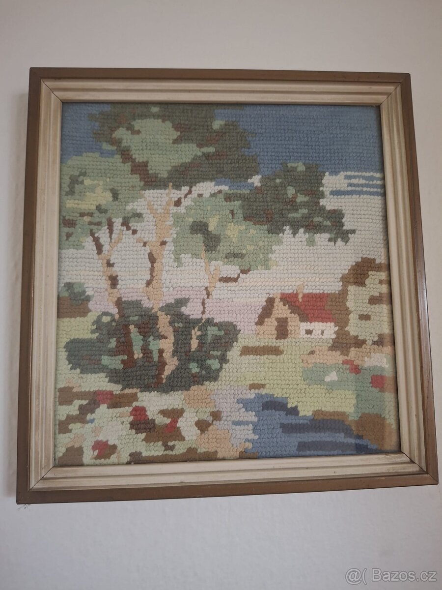 Prodám vyšívané retro obrázky - 6