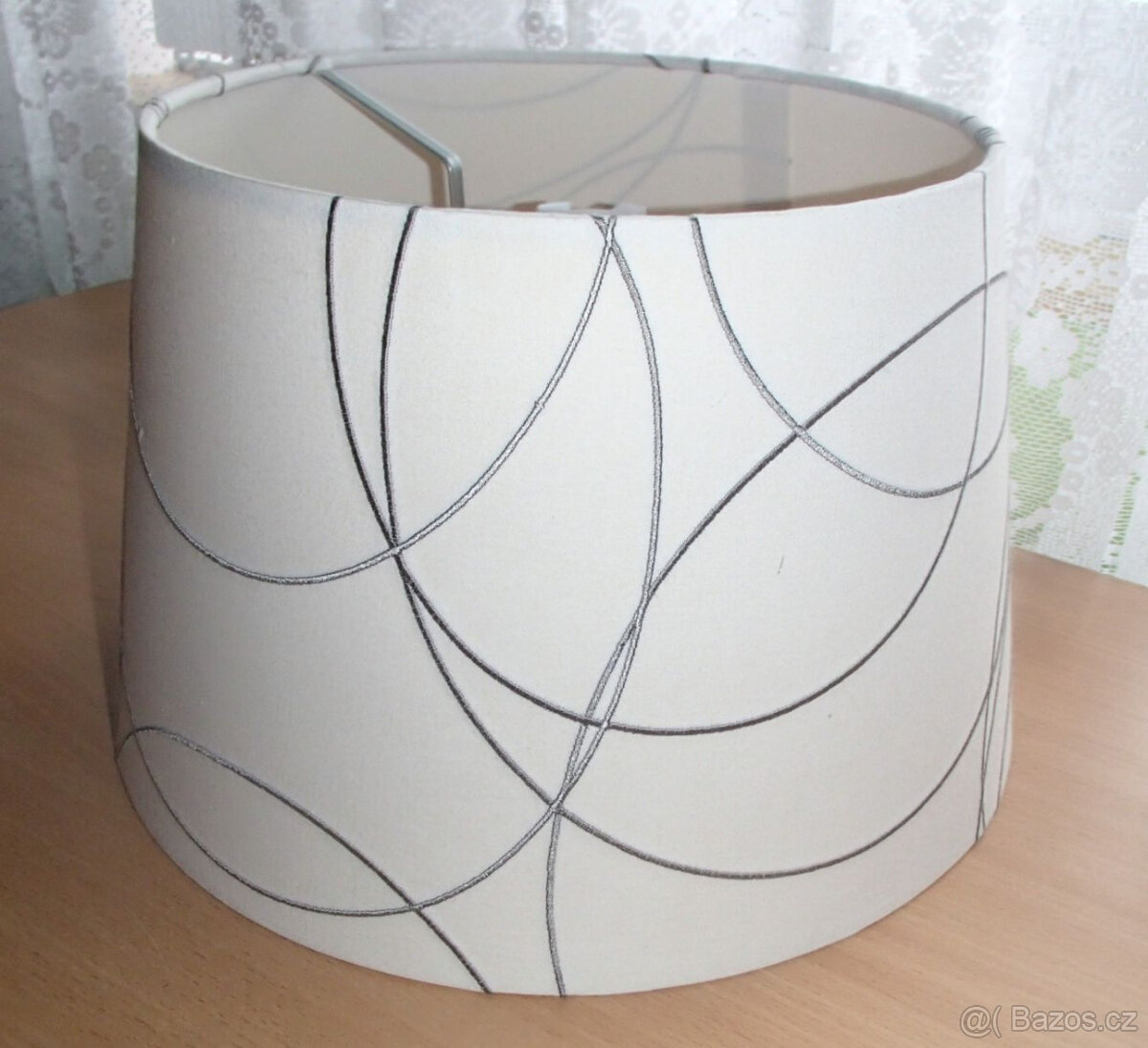 Retro lampa, stahovací lustr, stínidlo a stolní lampička - 6