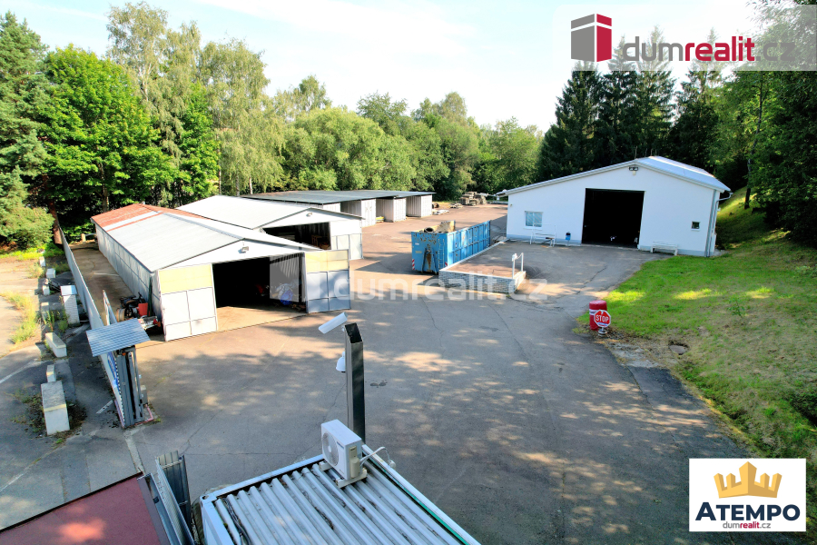 K pronájmu, skladovací plechová hala se zázemím a manipulačn - 6