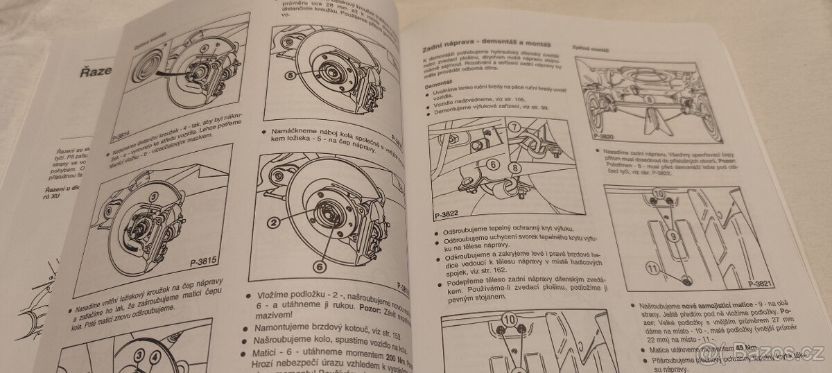 PEUGEOT 205 9/83-2/99 - příručka na opravy a údržbu - manuál - 6