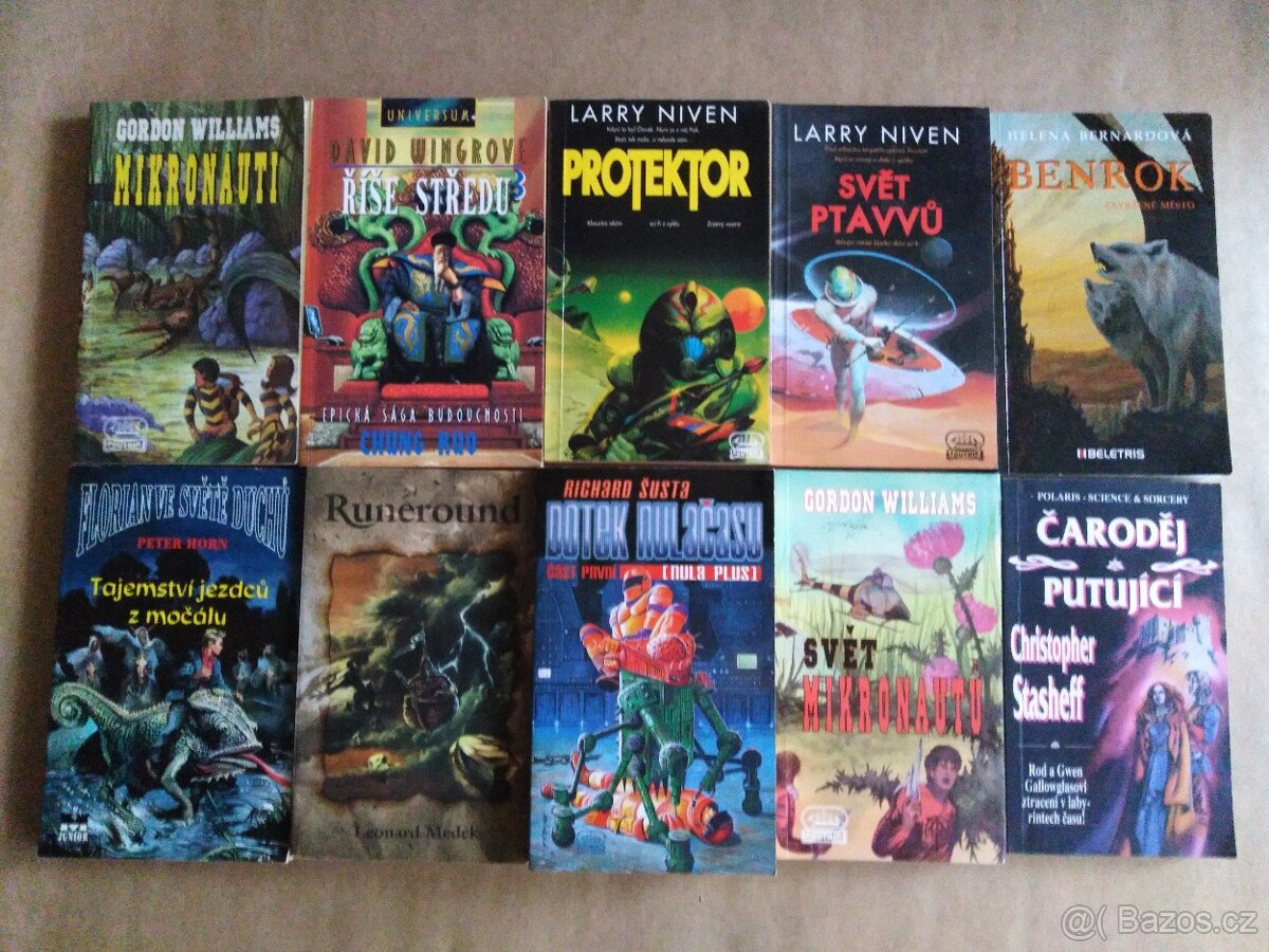 Sci-fi apod. - starší knihy, ceny od 20Kč do 60Kč - 6