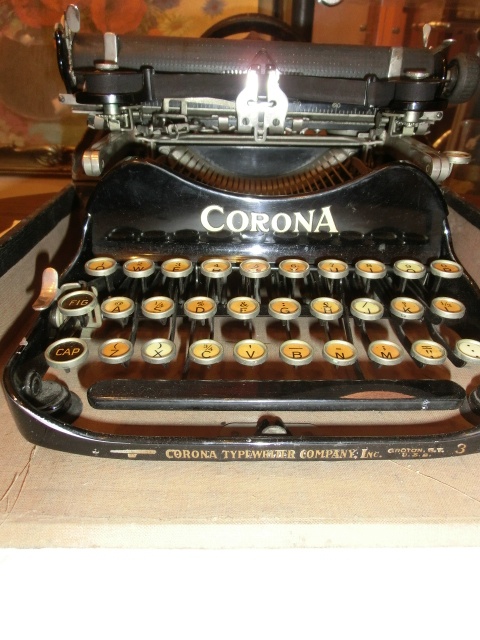 CORONA-Skládací psací stroj R - 6