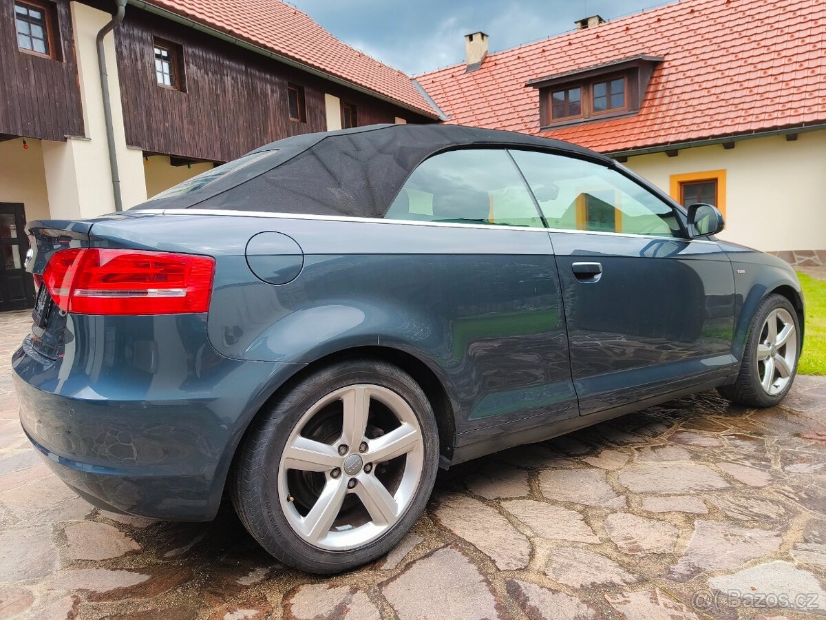 AUDI A3 cabrio 2.0 TDI, BOSE, xenon, nové DSG, nové rozvody - 6