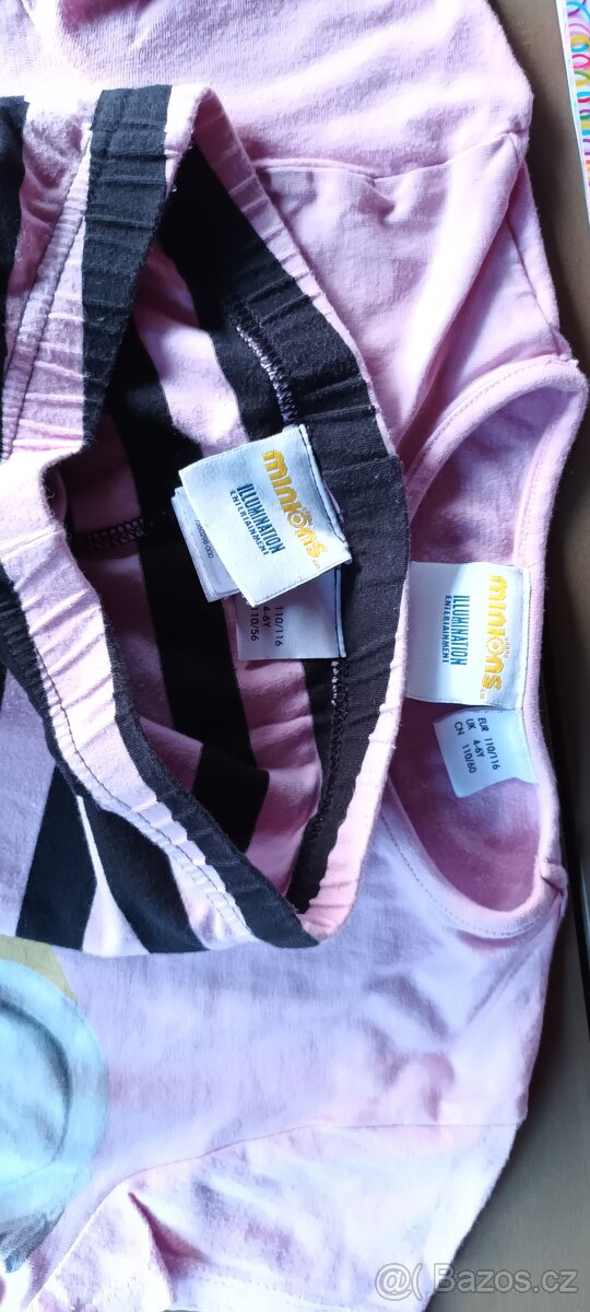 Dívčí pyžamo s Mimoněm vel. 4-6let - 6