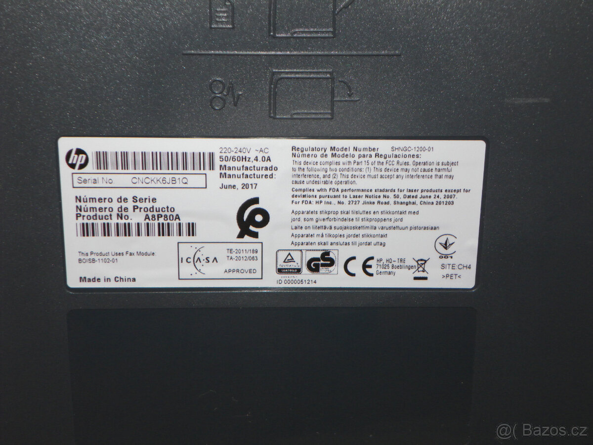 Multifunkční tiskárna HP LaserJet M521dw DUPLEX - 6