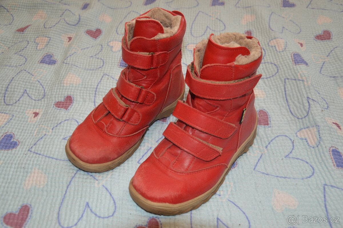 32 DZO Martes waterproof zimní kožené boty kozačky - 6