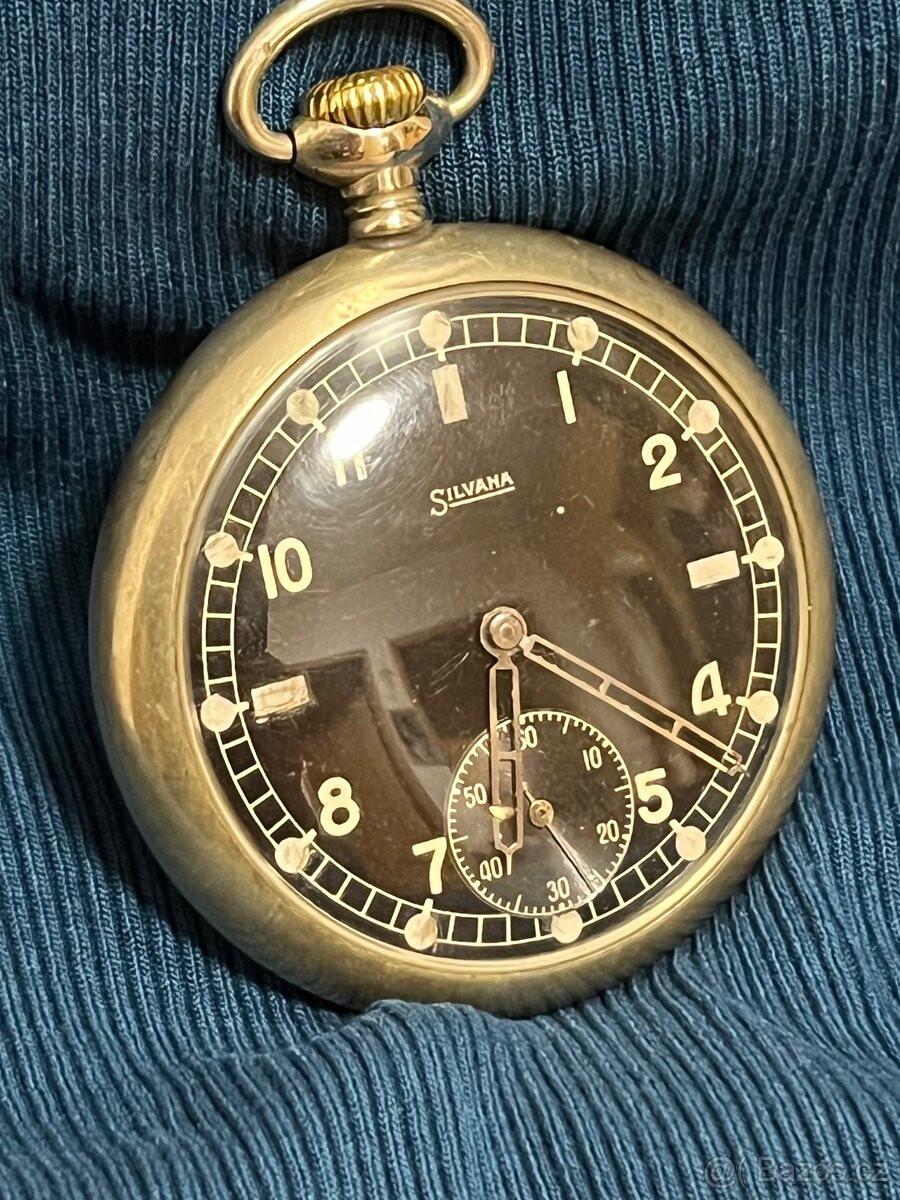 Nemecké vojenské kapesní hodinky Wehrmacht - 6