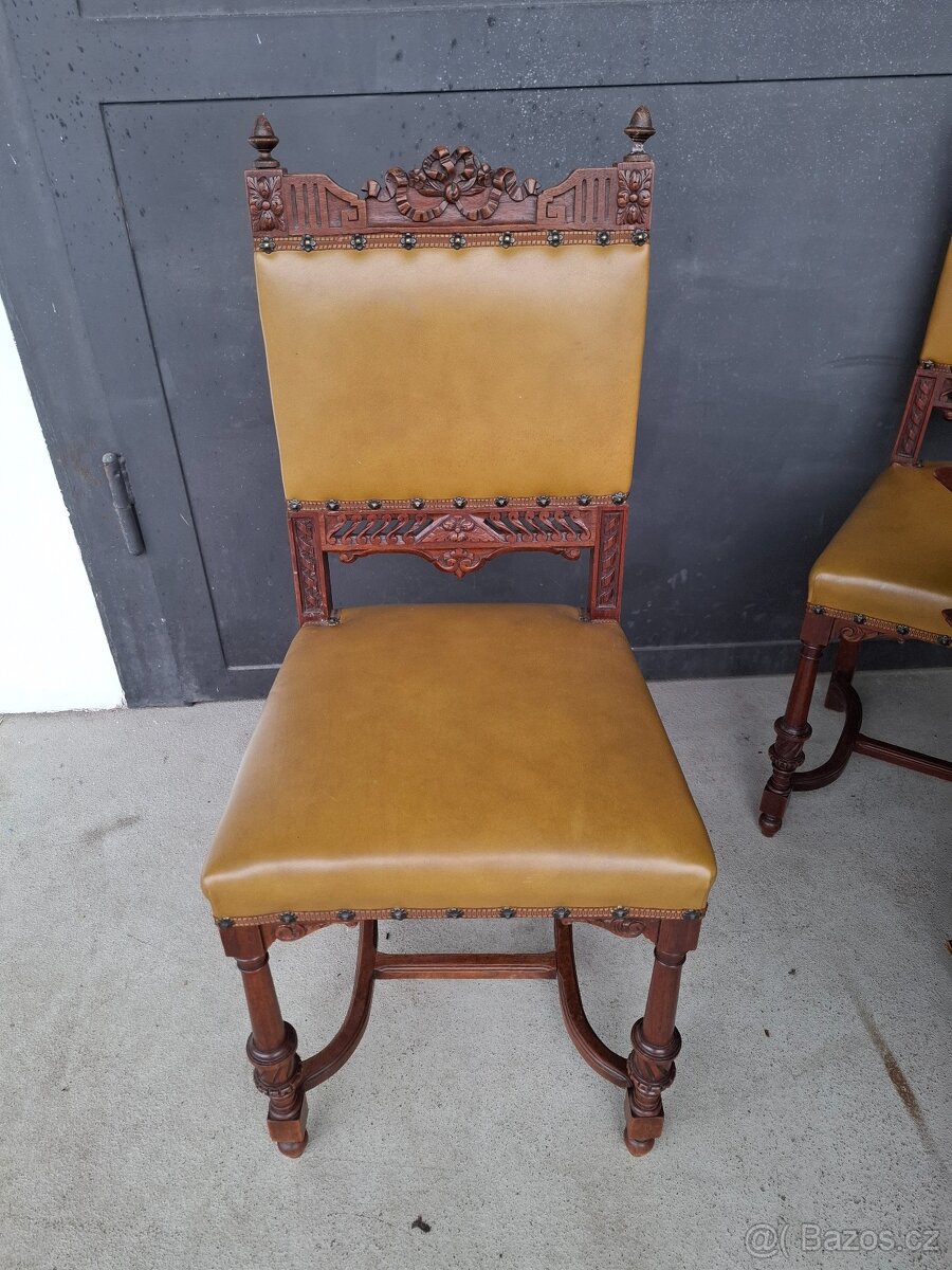 Starožitná jídelní souprava Francie 1870-1890 - 6