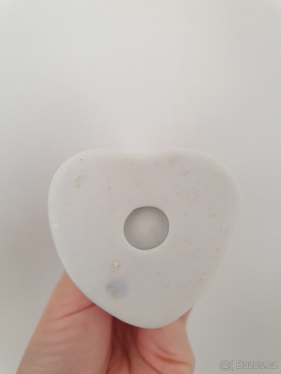 Retro dekorace romantická vázička holubičky ptáčci - 6