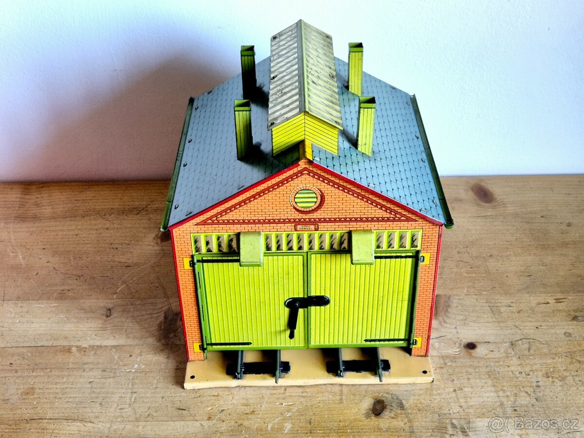 Vláčky - lokomotivní depo, No 1, Hornby, Francie, 1930 - 6