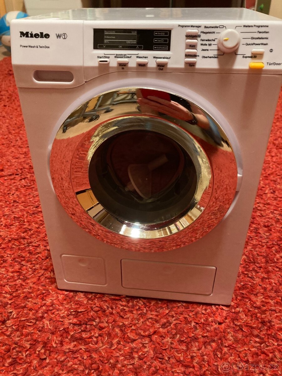 Pračka, žehlička, sušák - set hraček - 6