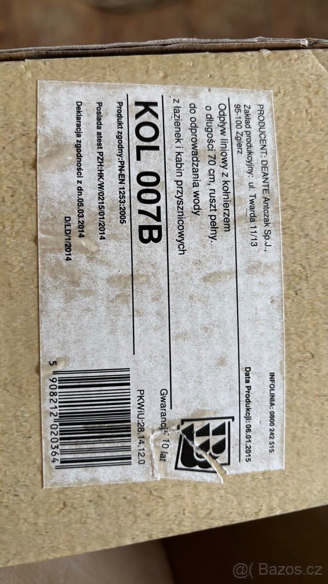 Deante KOL 007B odtokový žlab NOVÝ - 6