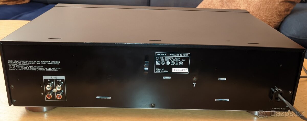 Tape deck Sony TC-K611S 3-head - 6