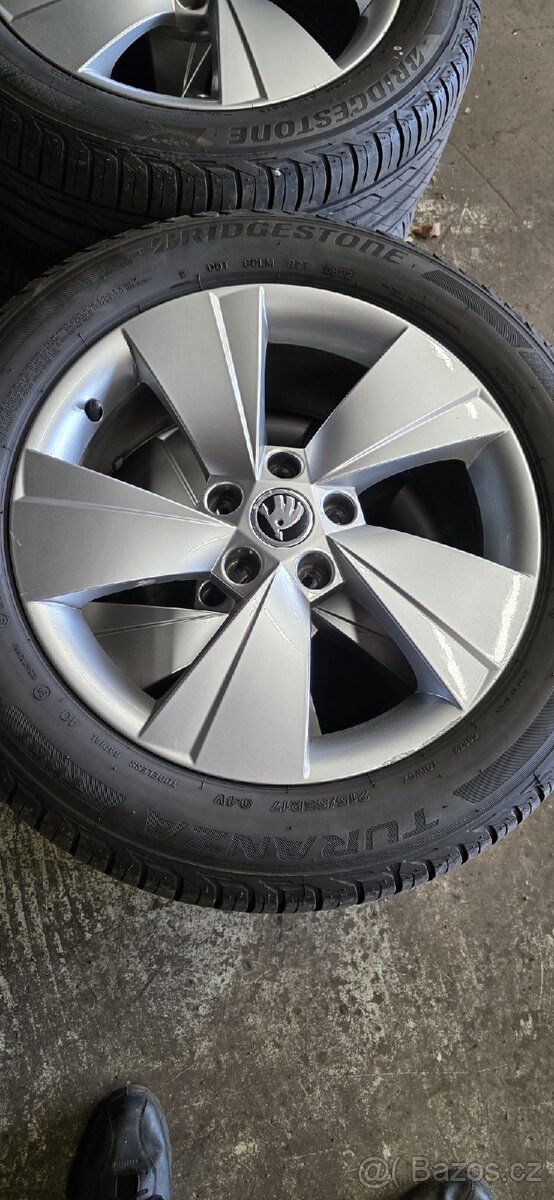 Alu kola škoda superb lll r17 - 6