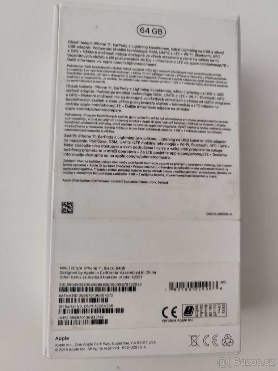 Apple iphone 11 64GB Black ,nová baterie - 6