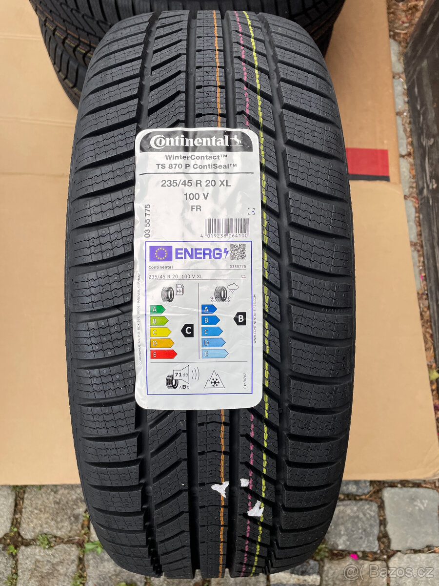 KODIAQ NOVÉ CONTINENTAL WC TS870P CS 235/45/20 100V DOT2025 - 6