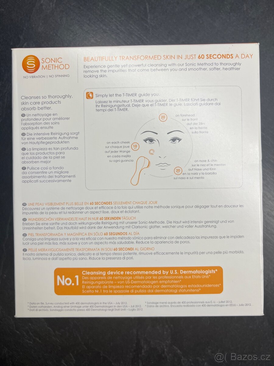 Čistící kartáček na pleť Clarisonic Aira Sonic - 6