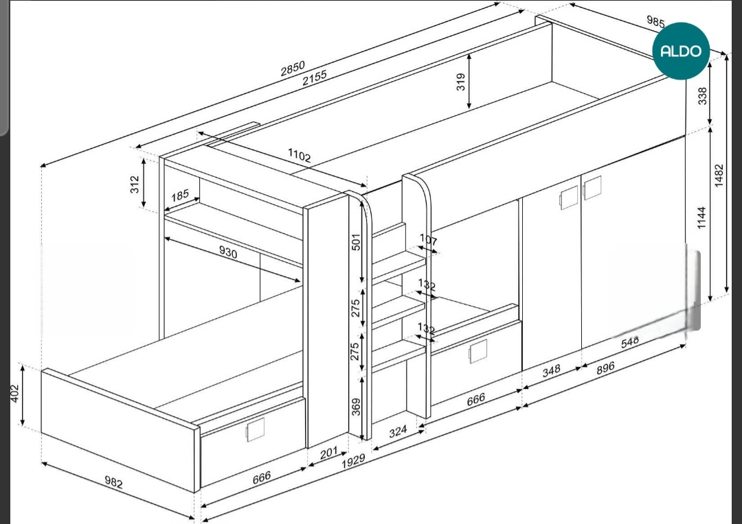 Aldo patrová postel - 6