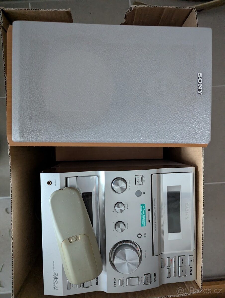 Sony CMT-CP100 stereo systém – vše funkční - 6