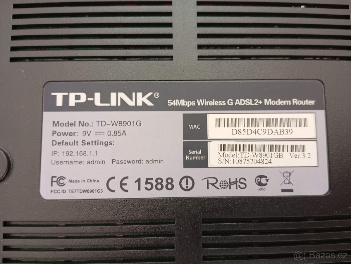 TP-Link TD-W8901G – Stabilní Wi-Fi Access Point / Switch - 6
