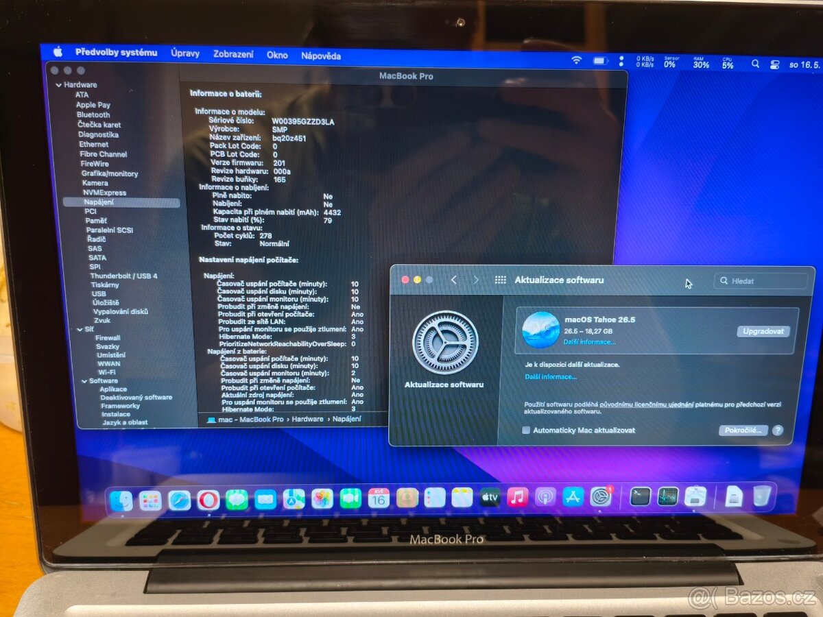 MacBook Pro 13" | 12GB RAM | SSD + HDD | USB-C nabíjení | M - 6