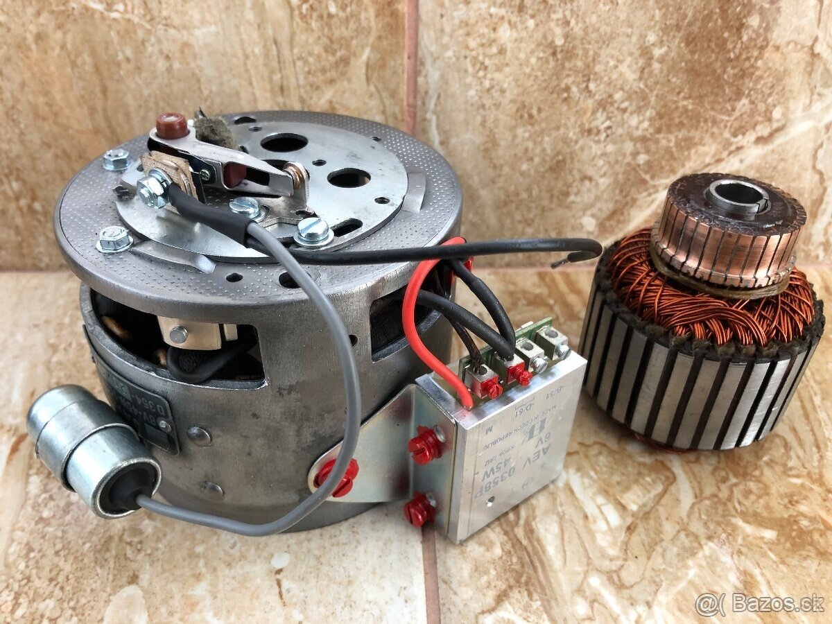 Jawa kývačka, panelka 250 - zapalování po GO, + pól - 6