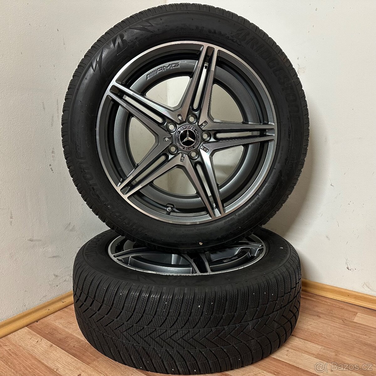 MERCEDES EQC AMG 5x112 R19 ET34+ZIMNÍ 235/55R19 7mm - 6