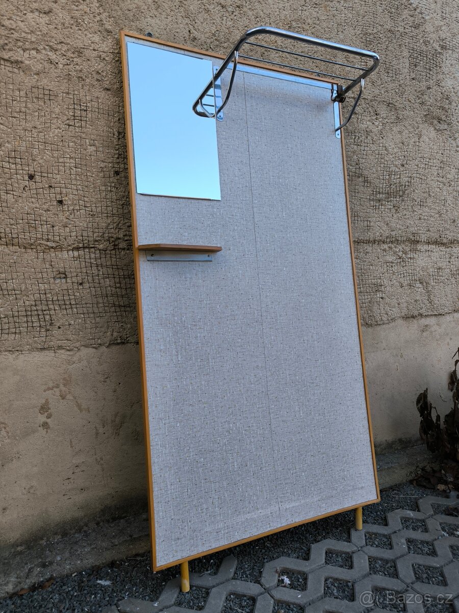 Retro předsíňová stěna, věšák - Brusel 60. léta - 6