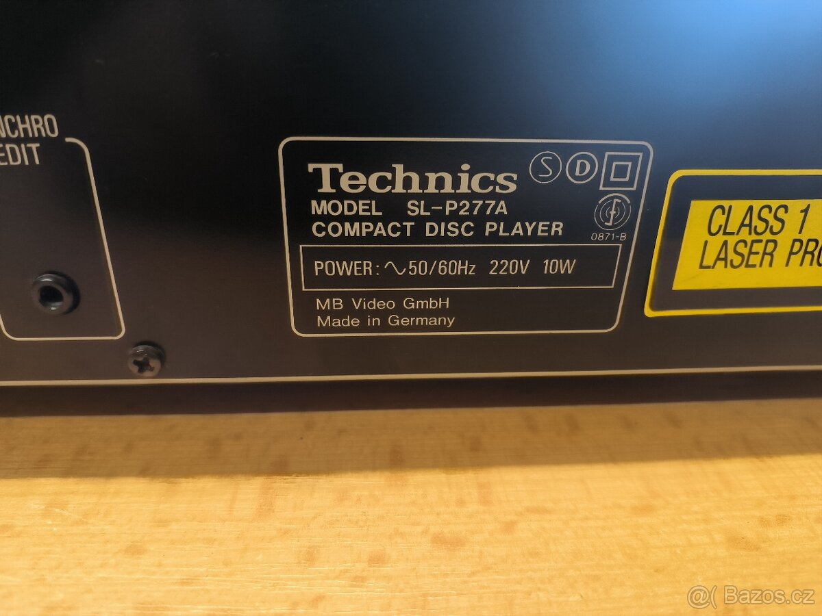 Technics MODEL SL-P277A - 6