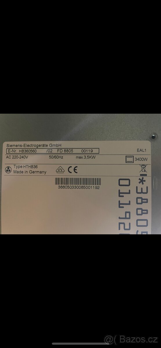 Pečící trouba Siemens - 6